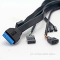 컴퓨터 케이스 패널 케이블 USB2.0/3.0 HD 오디오 커넥터